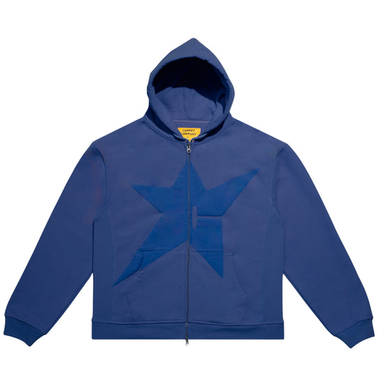 PUFF PRINT ZIP HOODIE
