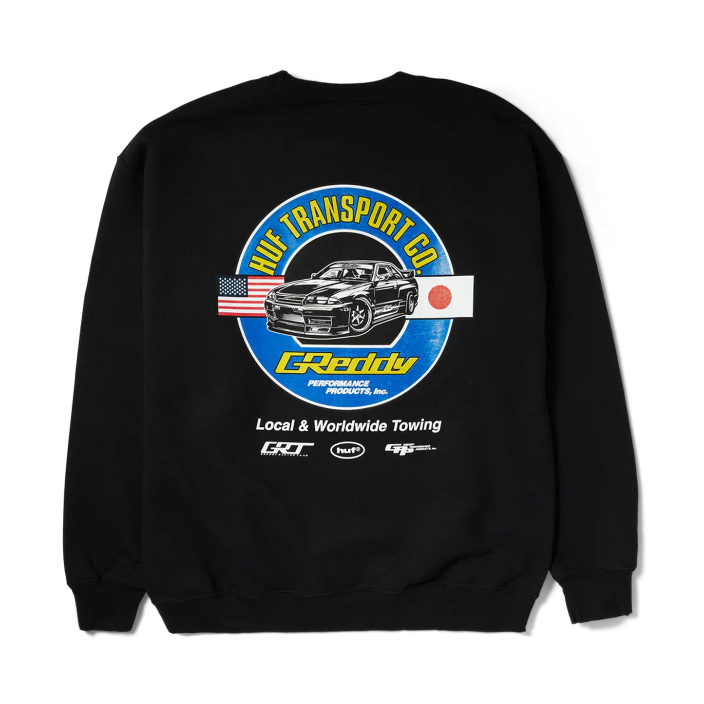HUF x GReddy Transport Crewneck