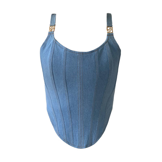 Latidos Denim Corset
