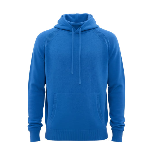 Knitted Rollneck Hoodie