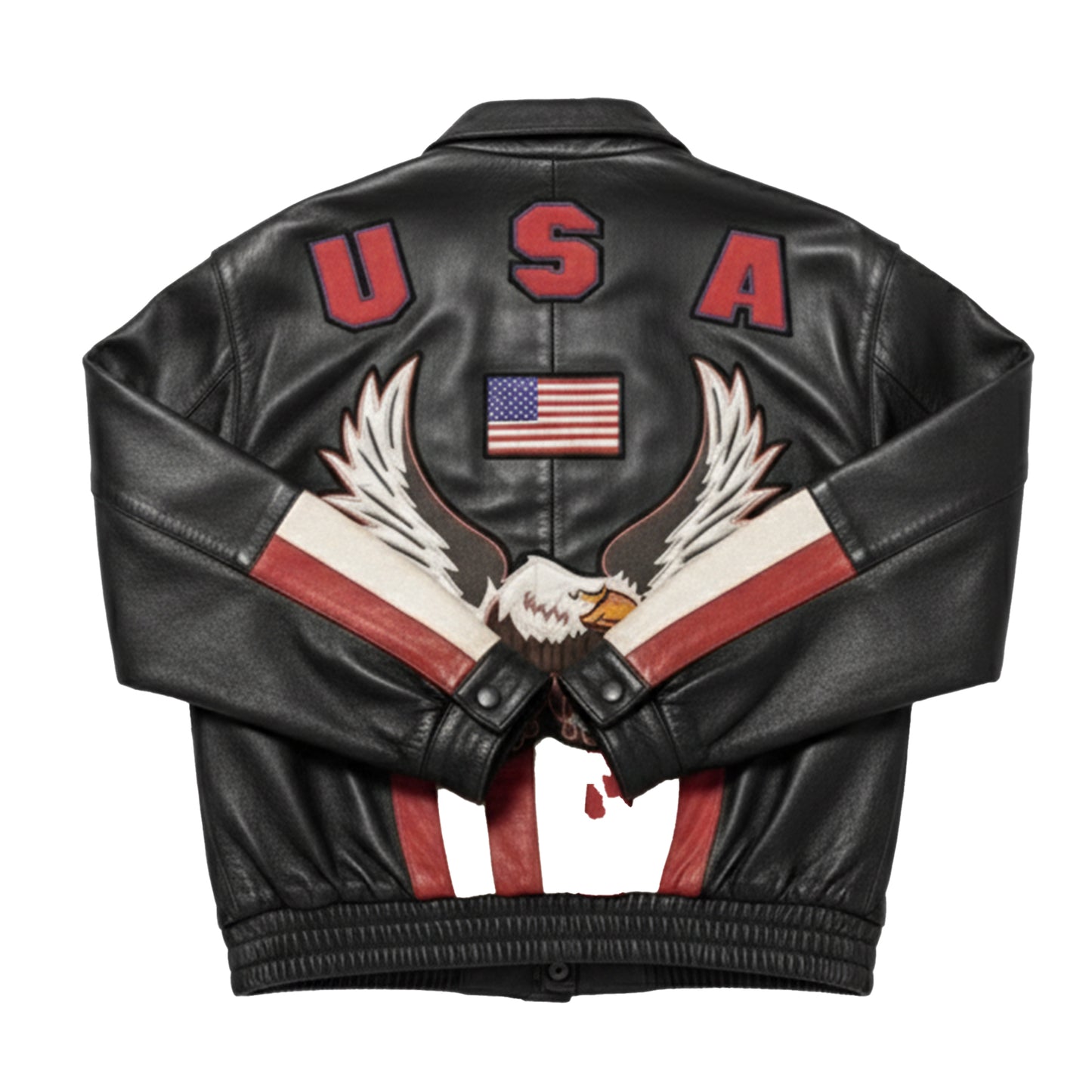 USA Eagle Leather Jacket